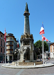 … Fontaine des Éléphants, …