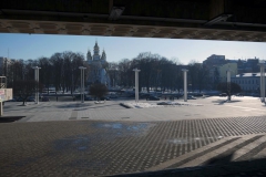 Hinten die Khram Svyatykh Zhon-Myronosytsʹ