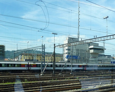 Einfahrt Bahnhof Zürich